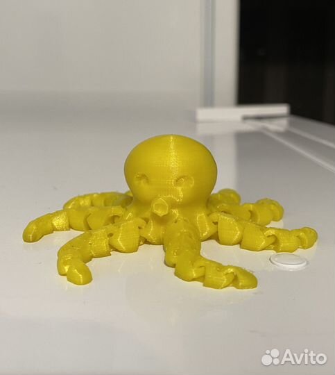 3D игрушка антистресс Осьминог с подв лапками