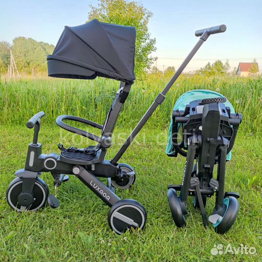 Складной велосипед Luxmom 368 черный