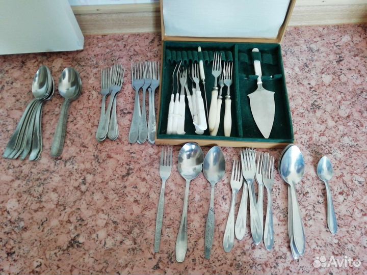Набор столовых приборов СССР новый