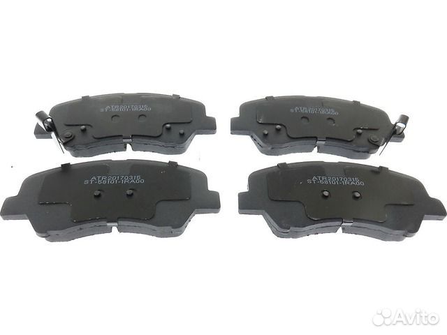 Колодки тормозные перед. Rio Solaris Elantra Atlas