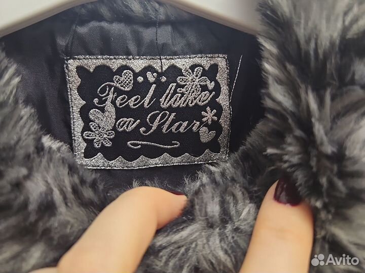 Шуба искусственная для девочки 116