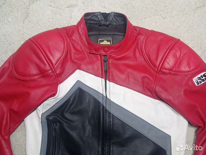 Мотокуртка кожаная