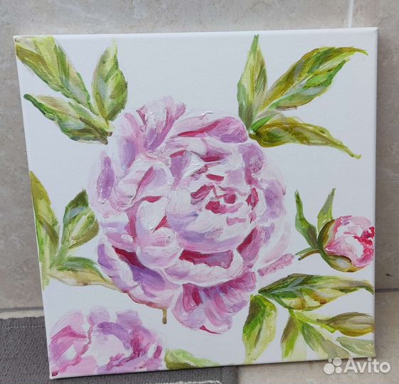 Картина акрилом на холсте