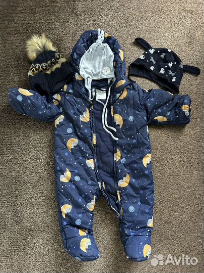 Вещи пакетом 0-6 мес б/у