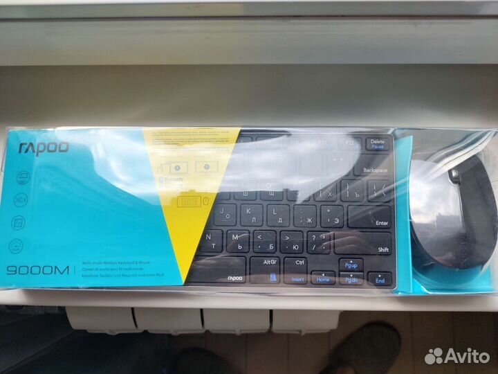 Клавиатура и мышь Rapoo 9000M