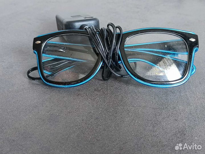 Неоновые очки Led-подсветкой для вечеринки