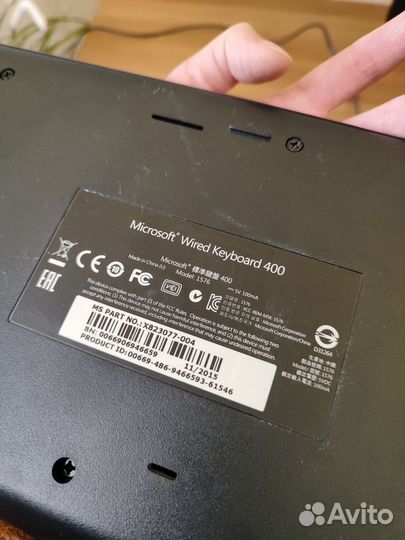 Клавиатура Microsoft wired 400