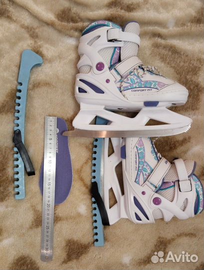 Коньки детские раздвижные