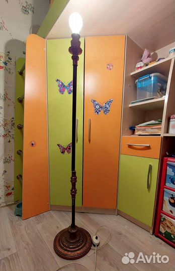 Ретро винтажный торшер