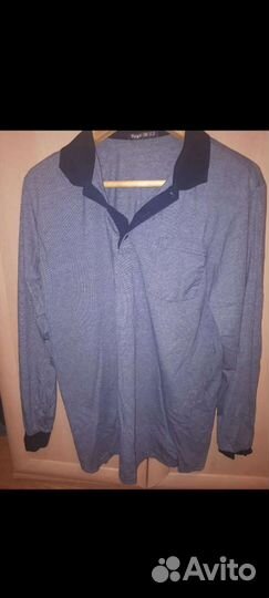 Новая Футболка поло С длинным рукавом