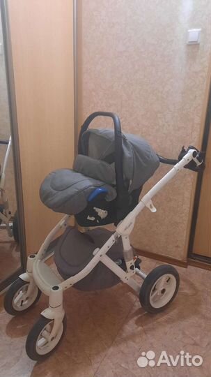 Коляска adamex 3 в 1 barletta