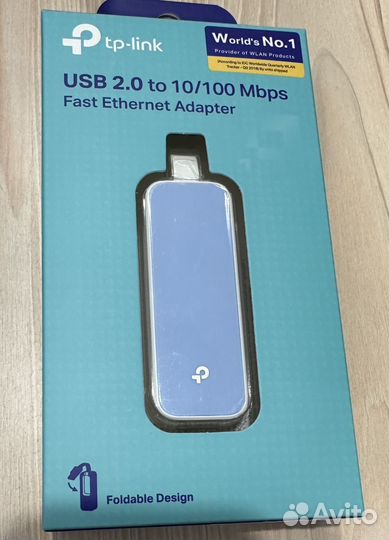 Сетевой адаптер tp link UE200 USB 2.0