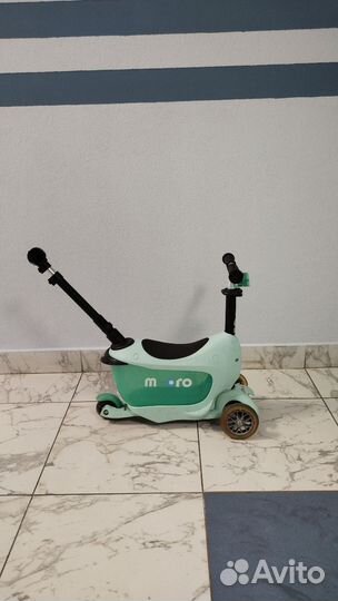 Детский самокат беговел Micro Mini2Go Deluxe