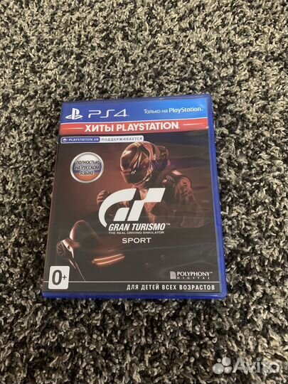 Grand turismo sport ps4 диск