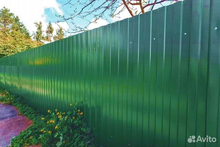 Заборы из профнастила