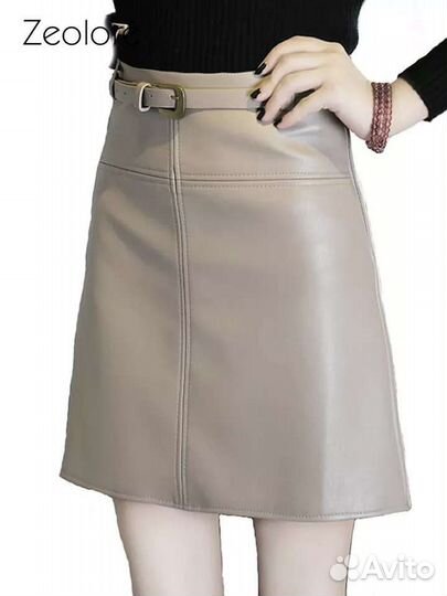 Кожаная юбка новая