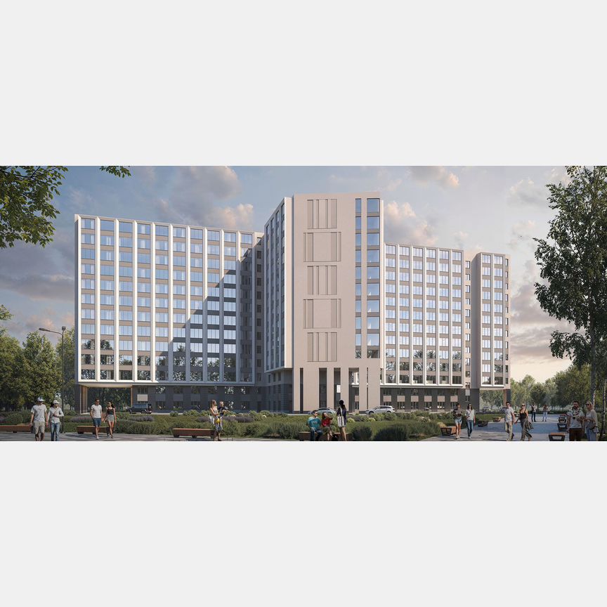 1-к. апартаменты, 26,7 м², 11/13 эт.