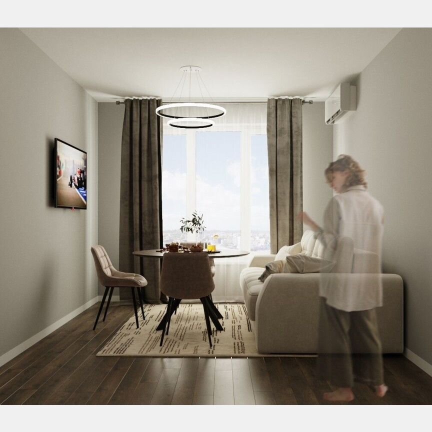 3-к. квартира, 95,1 м², 3/8 эт.