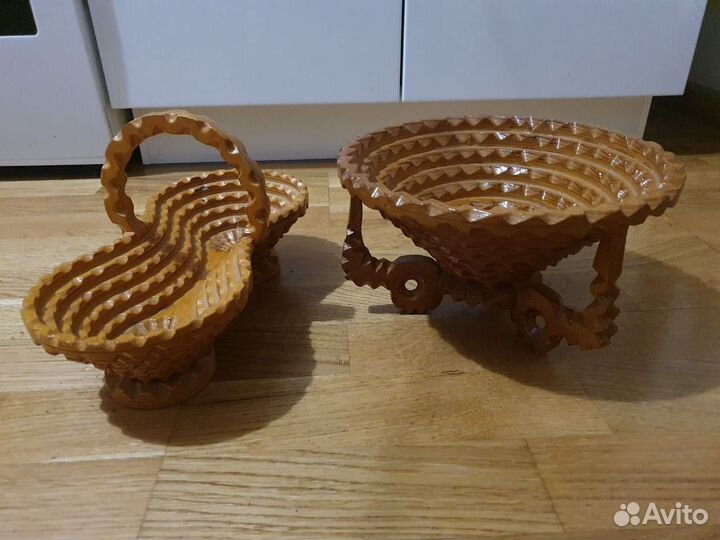 Вазы деревянные СССР