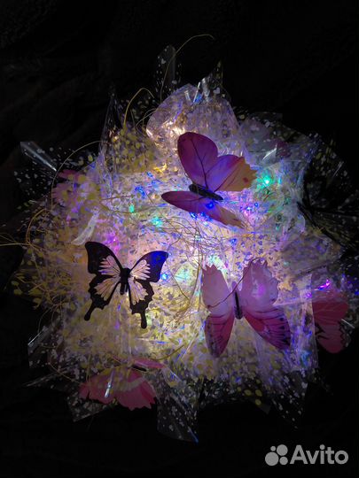 Светящиеся букеты в подарок