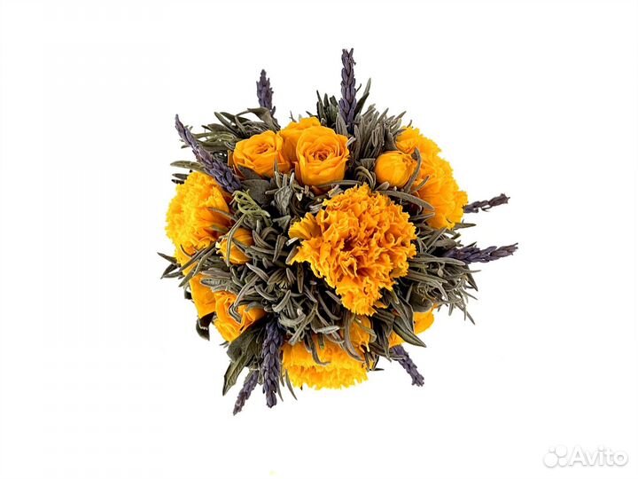 Букет на ножке Стабилизированные цветы