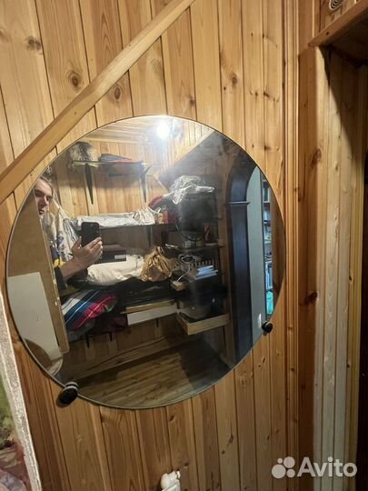 Зеркало круглое бу