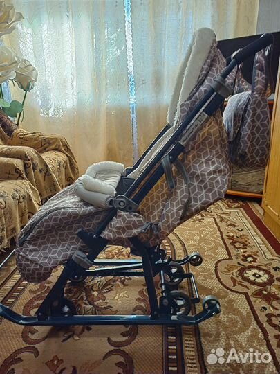 Детские санки коляска Nika