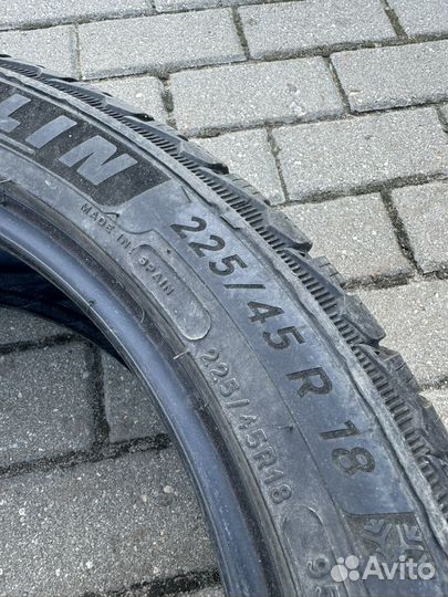 Michelin Pilot Alpin 225/45 R18 и 245/40 R18