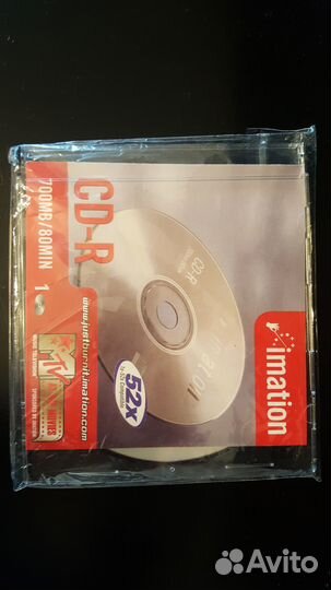 CD-R 700mb 80 min Imation в кейсе