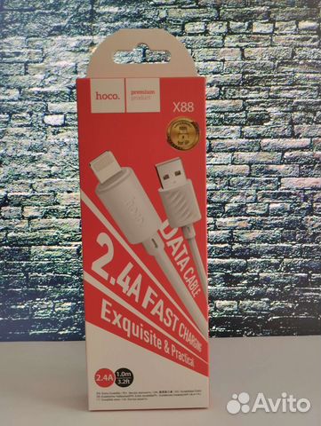 Usb кабель для iPhone / hoco 2.4A Fast Charging