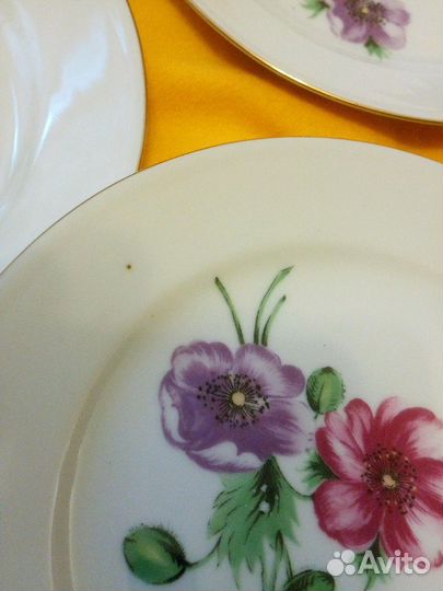 Столовый набор тарелок kahla гдр 6 шт глубокие