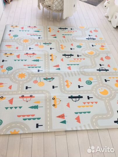 Детский игровой коврик для ползания 200/180