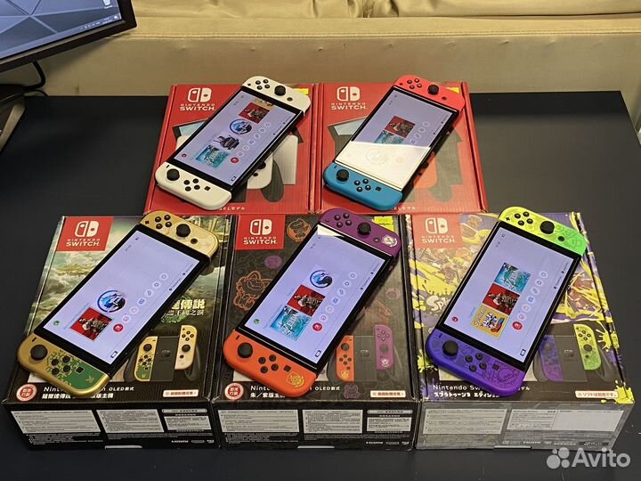 Прошитые Nintendo Switch Oled Новые