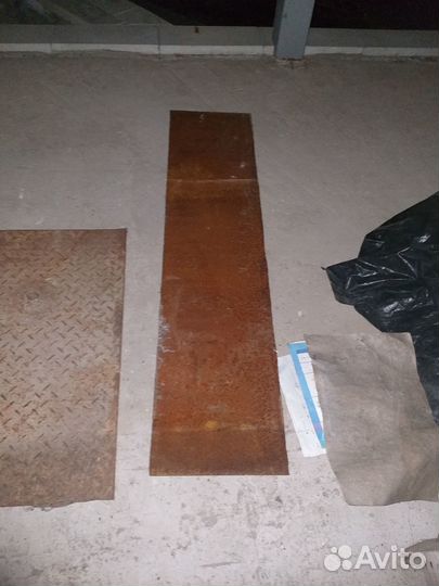 Лист металла 5мм 145 х 34 см