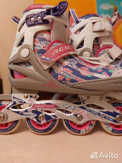 Роликовые коньки детские раздвижные