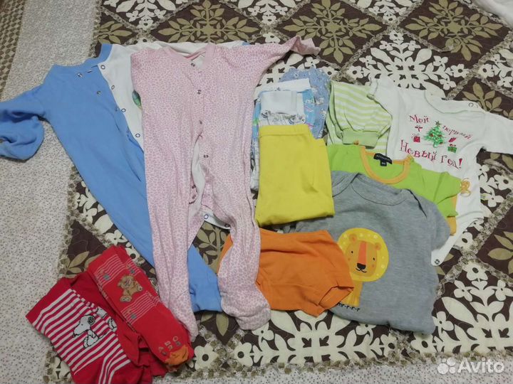 Детские вещи пакетом от 0 до года