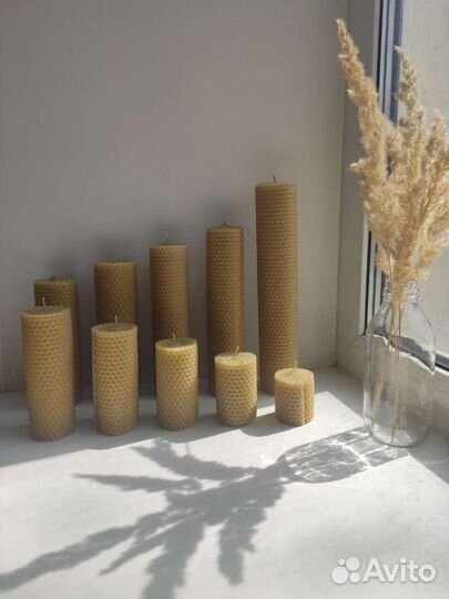 Медовые свечи из вощины