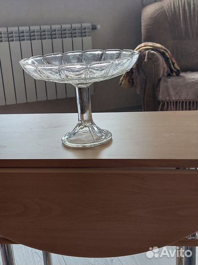 Ваза для фруктов Гусь-Хрустальный