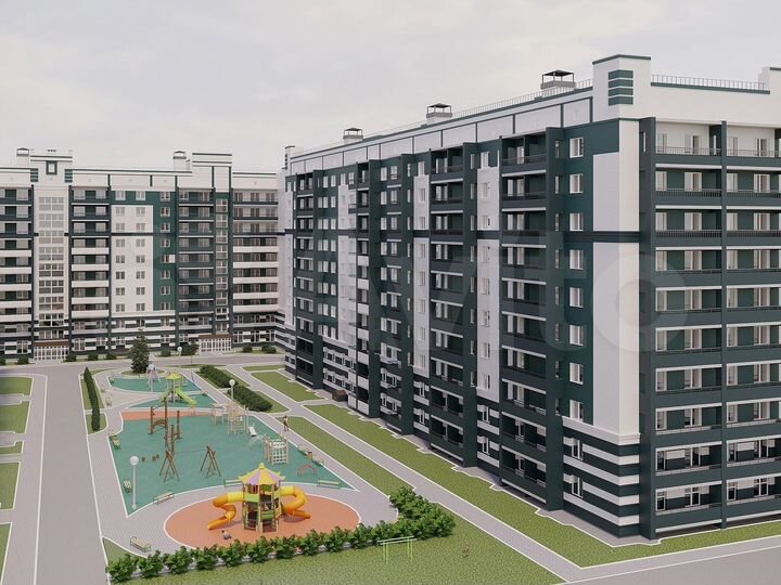 2-к. квартира, 55,4 м², 3/10 эт.