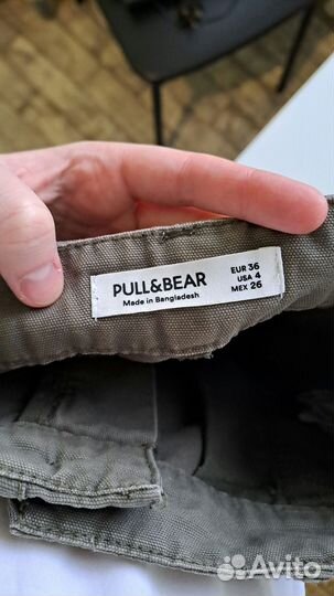 Брюки женские карго pull&bear