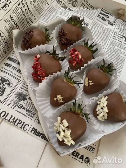 Клубника в бельгийском шоколаде