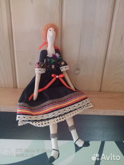 Интерьерная кукла тильда