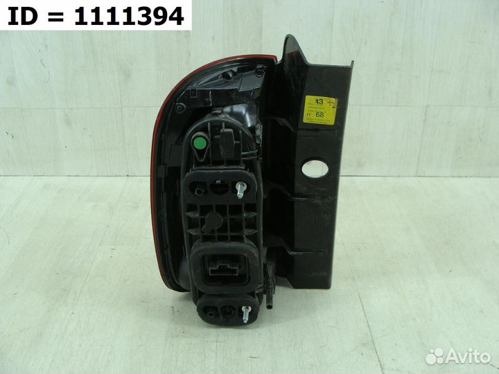 Фонарь задний правый наружный Renault Duster