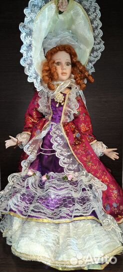 Кукла фарфоровая коллекционная
