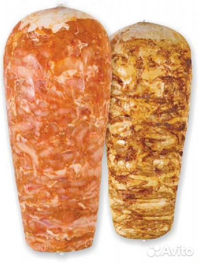 Мясо для шаурмы на шампурах Халяль