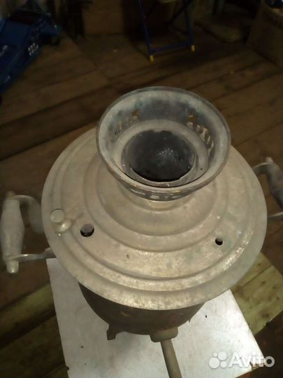 Самовар на дровах старинный