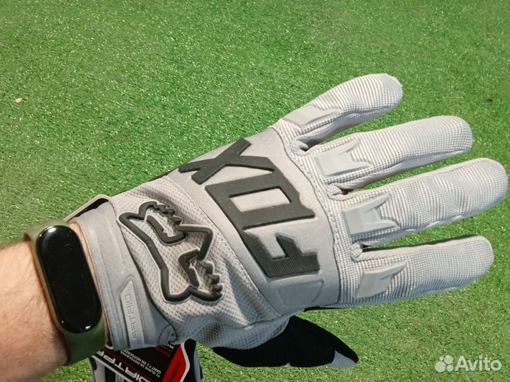 Перчатки мото FOX эндуро серые