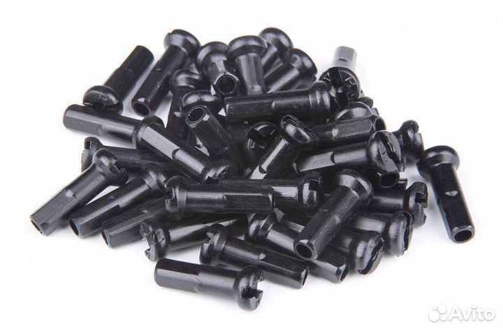 Ниппель вело для спиц 14мм(цена за уп.144шт) Черны