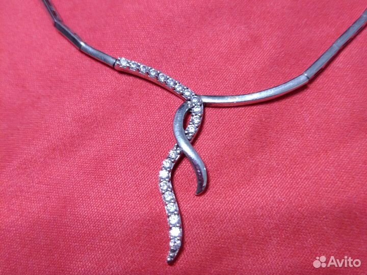 Колье серебро Италия 45 см