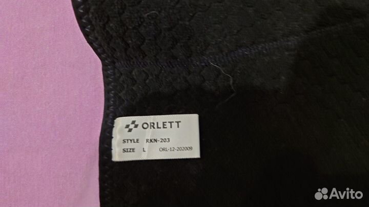 Ортез на коленный сустав RKN-203, L, чёрный